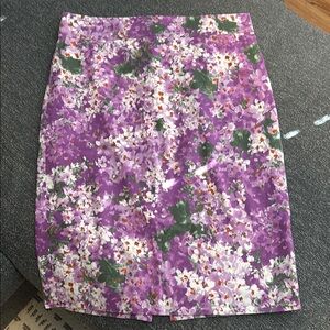 Floral Purple Skirt